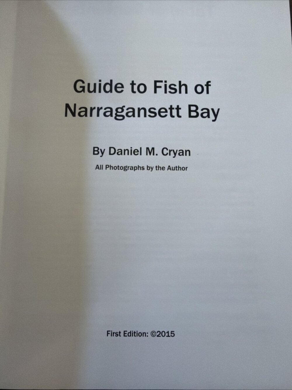 GUIDE TO FISH OF NARRAGANSETT BAY By Daniel M Cryan & Daniel M Cryan Warwick, RI - Picture 3 of 5